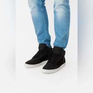 Express Men’s Black High-Top Sneakers – Size 10 – New Without Tags